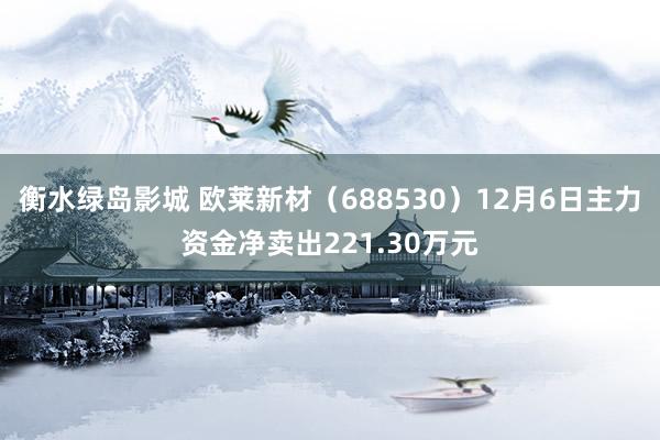 衡水绿岛影城 欧莱新材（688530）12月6日主力资金净卖出221.30万元