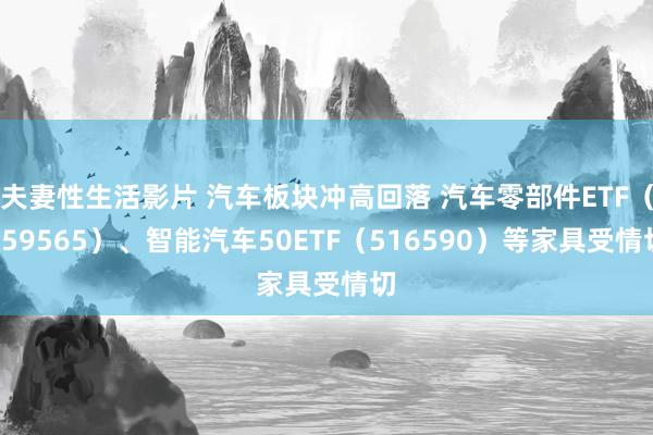 夫妻性生活影片 汽车板块冲高回落 汽车零部件ETF（159565）、智能汽车50ETF（516590）等家具受情切