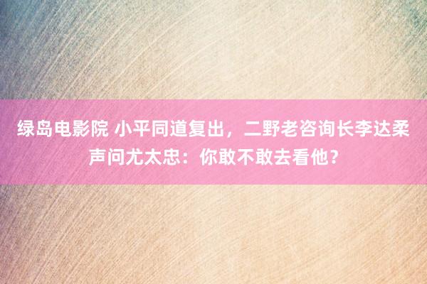绿岛电影院 小平同道复出，二野老咨询长李达柔声问尤太忠：你敢不敢去看他？