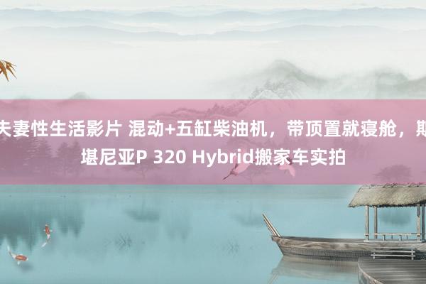夫妻性生活影片 混动+五缸柴油机，带顶置就寝舱，斯堪尼亚P 320 Hybrid搬家车实拍